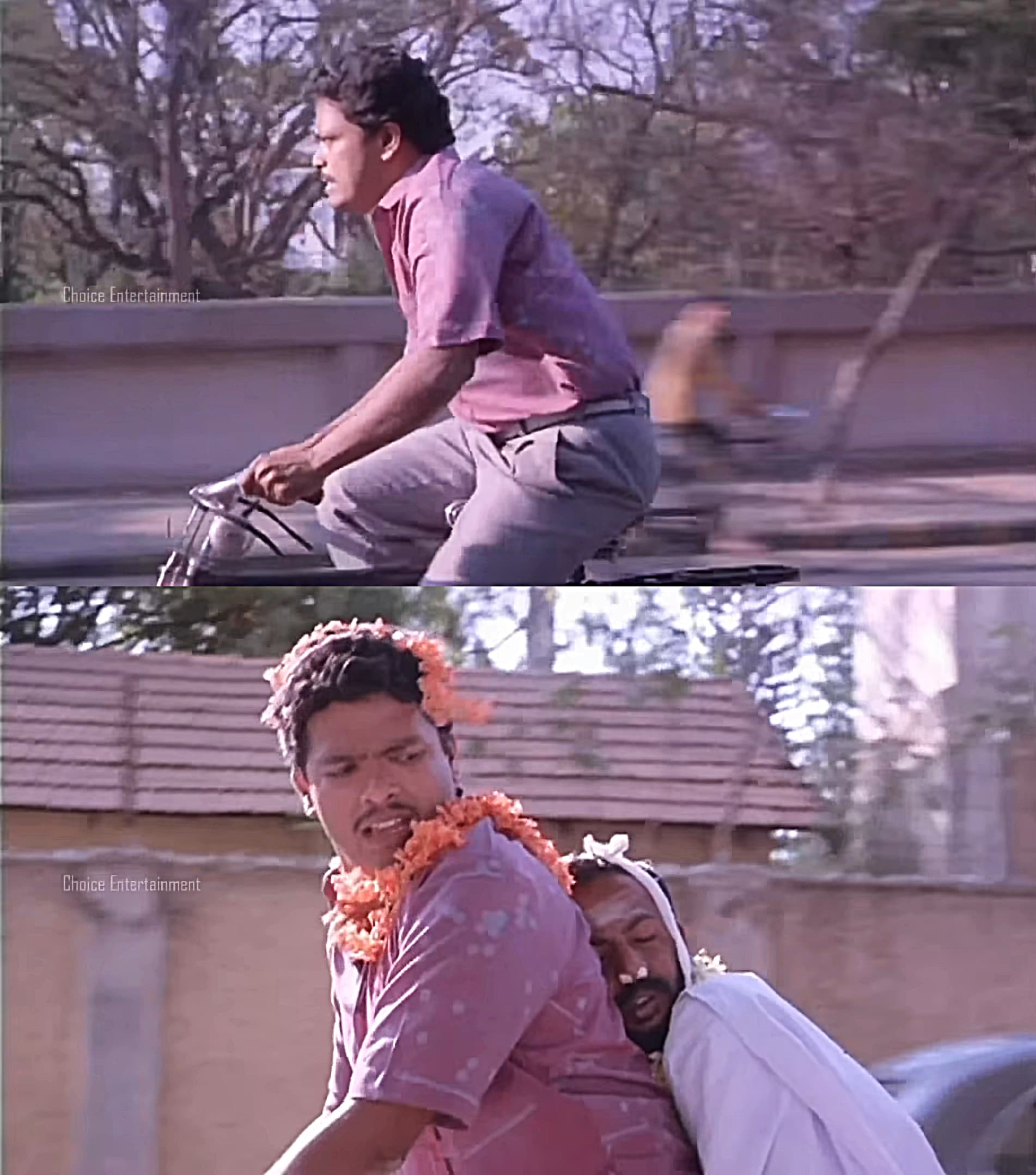 Jagadish Riding Cycle with Dead body (ജഗദീഷ് ശവത്തോടൊപ്പം സൈക്കിൾ ചവിട്ടുന്നു)